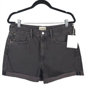 NWT ÉTICA‎ ETHICALLY MADE SKYLAR CUFFED SHORTS Earth Wash EW129179C Size 31